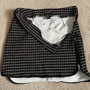Forever 21 Black and White grid Pencil Skirt